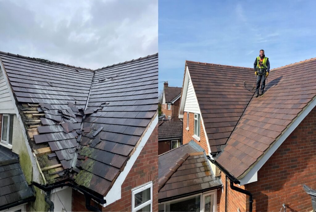 Emergency roof leak repairs Slough