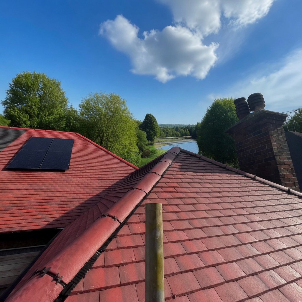 Professional flat roof installation in Uxbridge UB8 using durable EPDM system on house extension