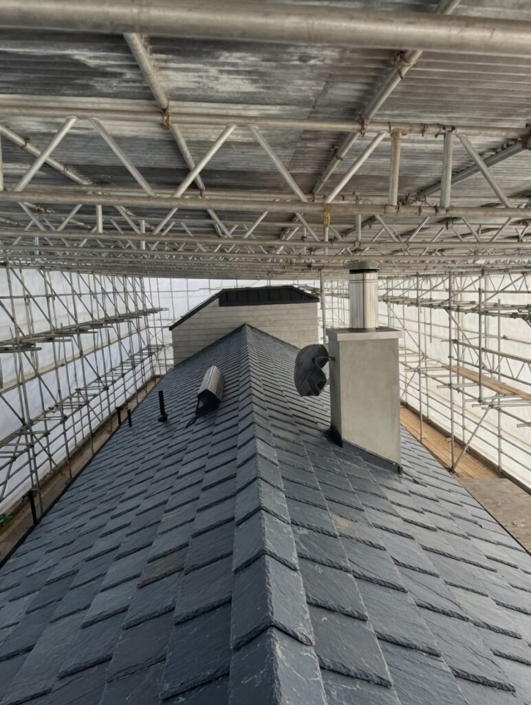 New roof installation in Ruislip HA4 with high-quality slate roofing
