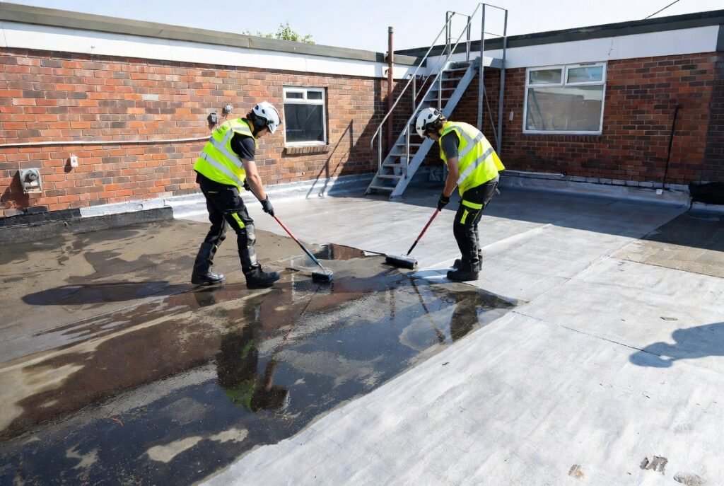 Leaking flat roof repairs in Hayes UB3 West London by expert roof repairs west london team – M.K & Sons Roofing Ltd