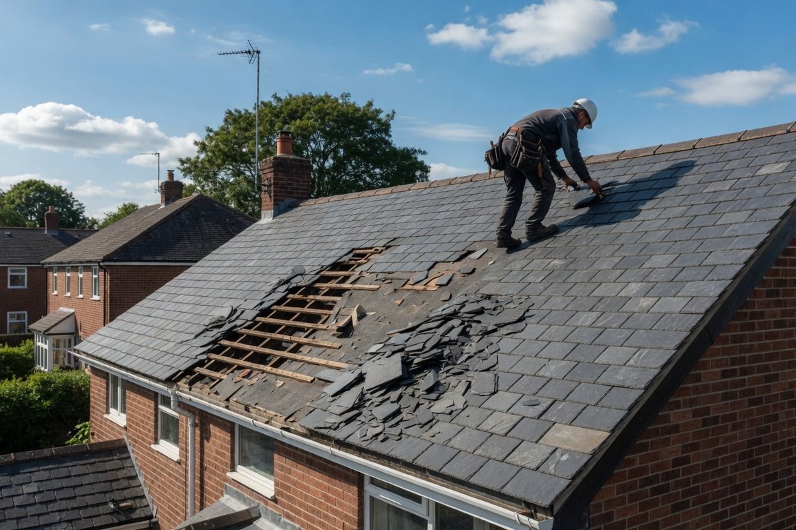 Slate replacement in Richmond