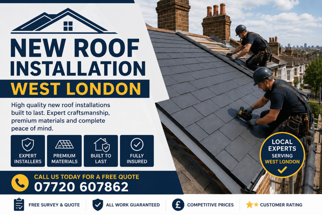 New Roof Installation in West London