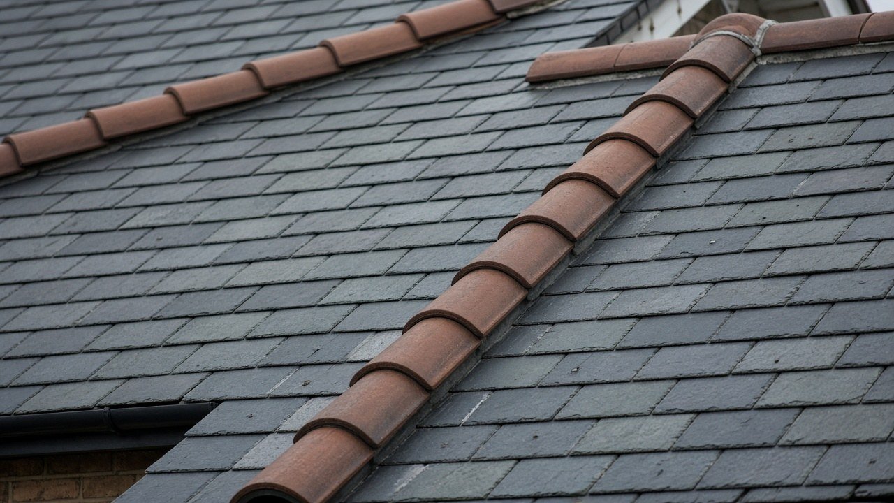 New roof Harrow — ridge and hip detailing on a Metroland pitched roof